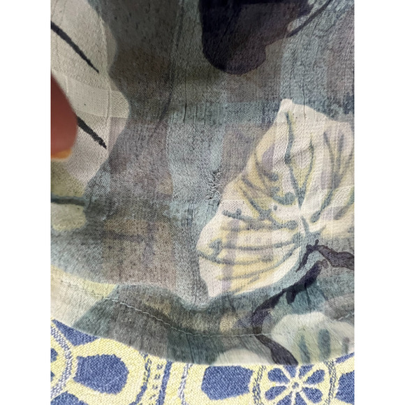 VTG Donna Jessica Asymmetric Multicolor Textured Patchwork Dress Romantic Sz-M - Picture 8 of 13